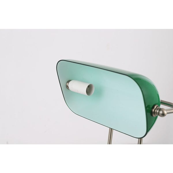 Banker Touch Lamp - Antique Brass with USB Carousel 2