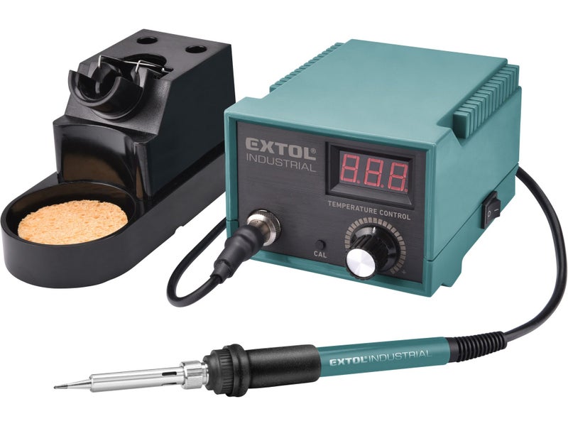 EXTOL Soldering Station, LCD & Electronic Temperature Control & Calibration Carousel 1
