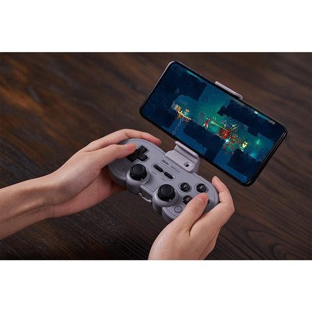 8BITDO PRO 2 BLUETOOTH CONTROLLER FOR SWITCH, PC, ANDROID, STEAM DECK,  GAMING CONTROLLER FOR IPHONE, IPAD, MACOS AND APPLE TV (GRAY EDITION)