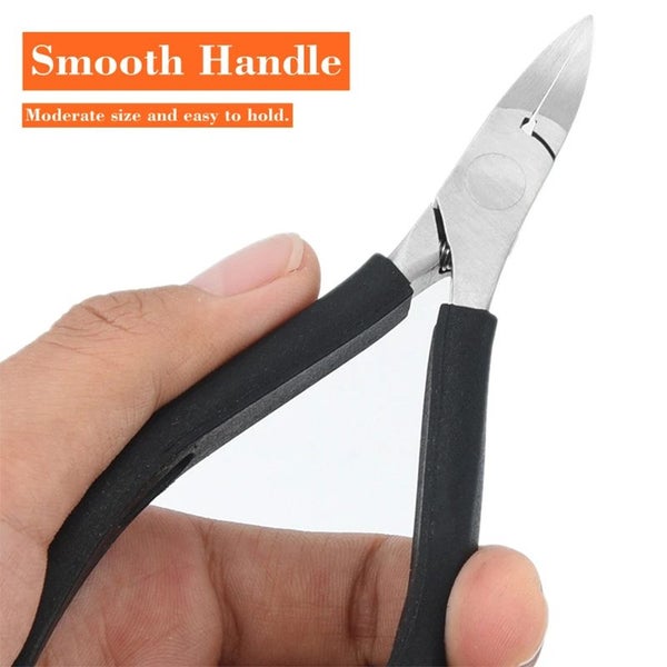 2PCS Set Stainless Steel Cuticle Pliers Home Exfoliating Cuticle Carousel 2