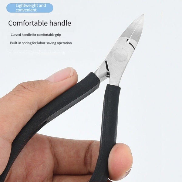 2PCS Set Stainless Steel Cuticle Pliers Home Exfoliating Cuticle Carousel 7