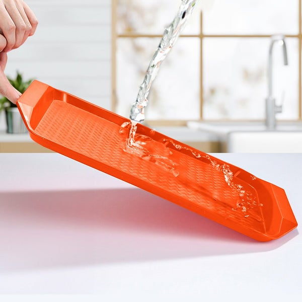 SOGA Rectangular Serving Tray Heavy Duty Waterproof Stackable Plastic Food Sn... Carousel 10