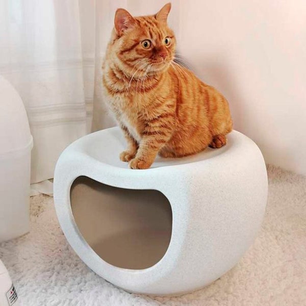 Cat Bed Pet Nest Dog House Kennel Modern Stool Chair 2036001 Carousel 1