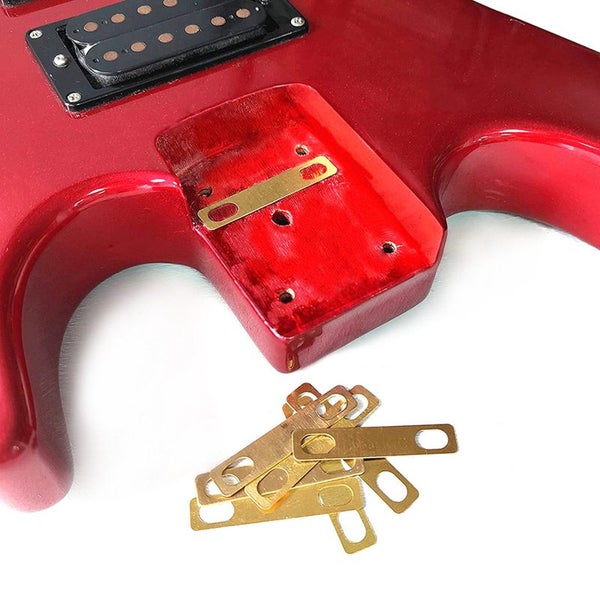 Guitar Neck Plate Connection Gasket Brass Shims i2171YL0 Carousel 2