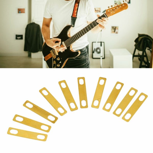 10pcs Guitar Neck Connection Shims Guitar Brass Shims i2171YL0 Carousel 1