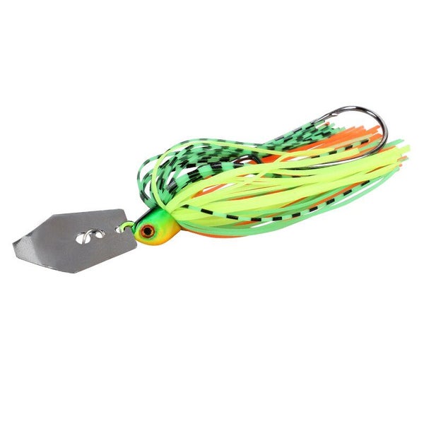 Fishing Lures 3pcs 94mm 9g Blade Metal Bait With Rubber Skirt Carousel 7