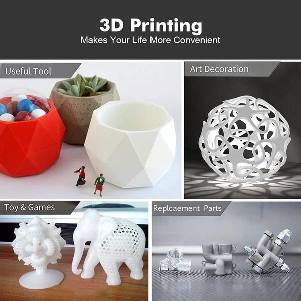 3D Printer Filament PLA Glowing White / Natural 2029142 Carousel 2