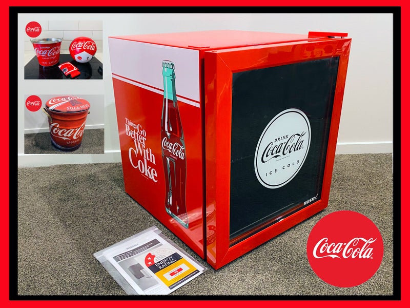 WOW!! Collectable Coke items - Includes Coke Fridge, Storage Stool + more!! Carousel 1