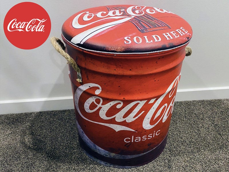 WOW!! Collectable Coke items - Includes Coke Fridge, Storage Stool + more!! Carousel 3