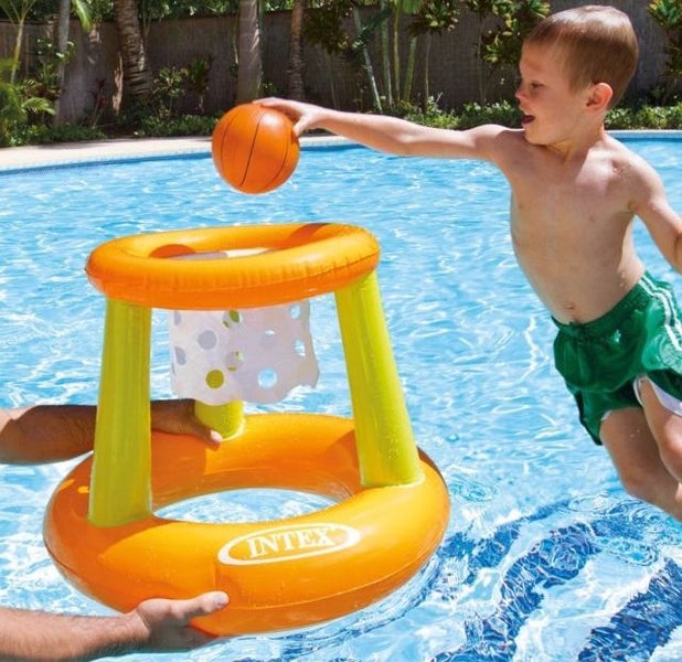 Basketball Game Floating Hoop & Basket - ****INTEX POOL INFLATABLE SALE**** Carousel 2