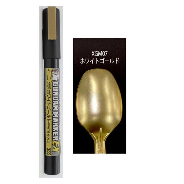 Gunze XGM07 Gundam Marker EX White Gold Carousel 1
