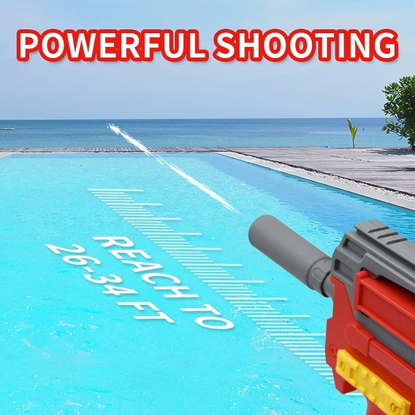 Electric Water Gun Blue - P90 - Large Carousel 19