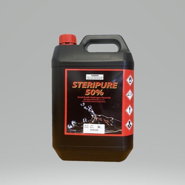 50% Hydrogen Peroxide (5L) - Food Grade Carousel 1