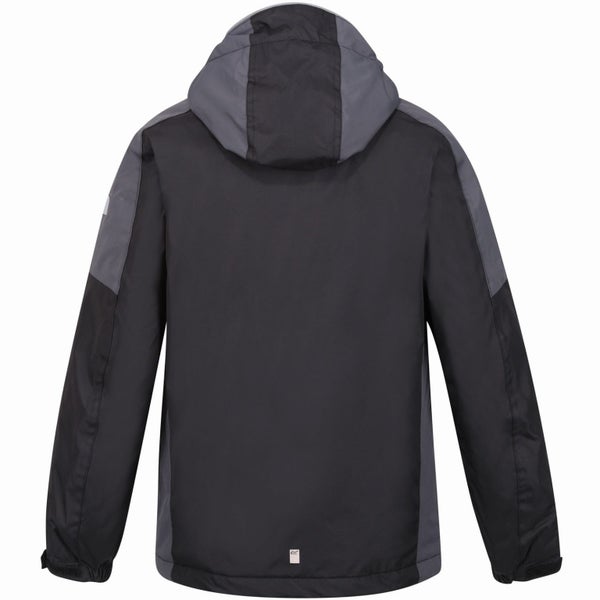 Regatta Kids Hurdle IV Waterproof Insulated Jacket - Black Seal Grey - 3-4 Yrs Carousel 2
