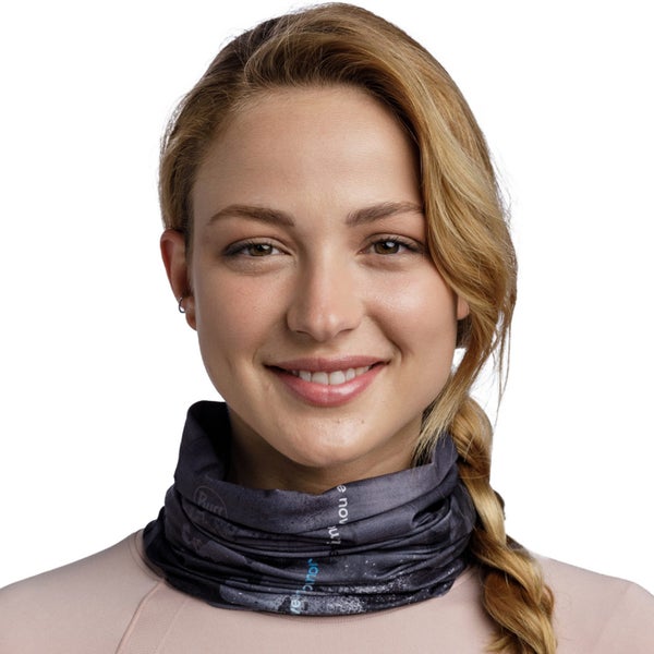Buff Unisex Ativ Original UPF50 EcoStretch Tubular Bandana Scarf - Graphite Carousel 2