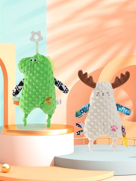 Baby Infant Animal Soothing Placate Towel Cartoon Plush Bear Rabbits Carousel 5