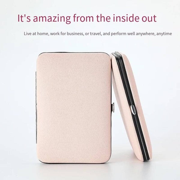 Nail Clippers Rose Gold 18piece Diagonal Exfoliating Stainless Steel Carousel 5