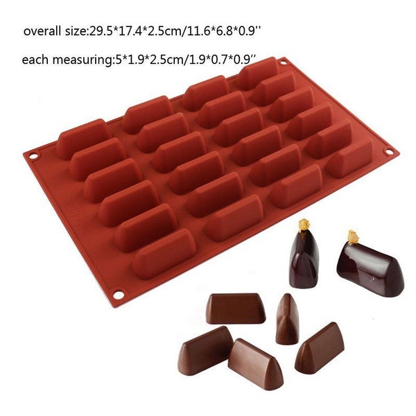 3D 9 cavity rectangular mountain cake mold DIY silicone mold Carousel 1