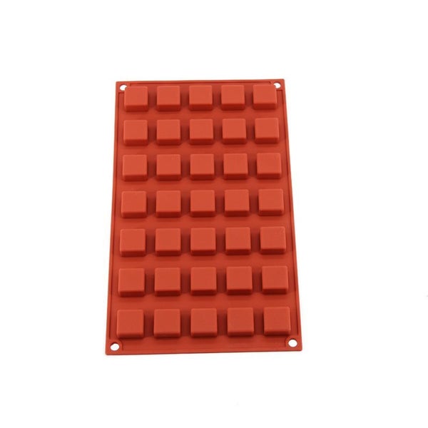 Silicone 35 cavity mini square cake dessert biscuit mold baking mold kitchen Carousel 6