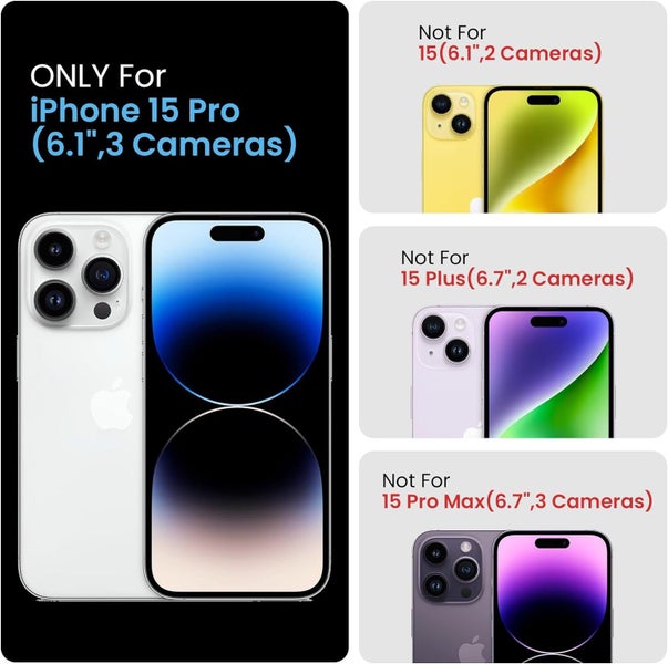 1x Shockproof phone Cover for iPhone 15 Pro Carousel 2