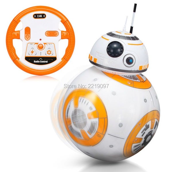 Robot BB8 Intelligent Upgrade Small Ball 2.4G Remote Control Droid RC Carousel 2