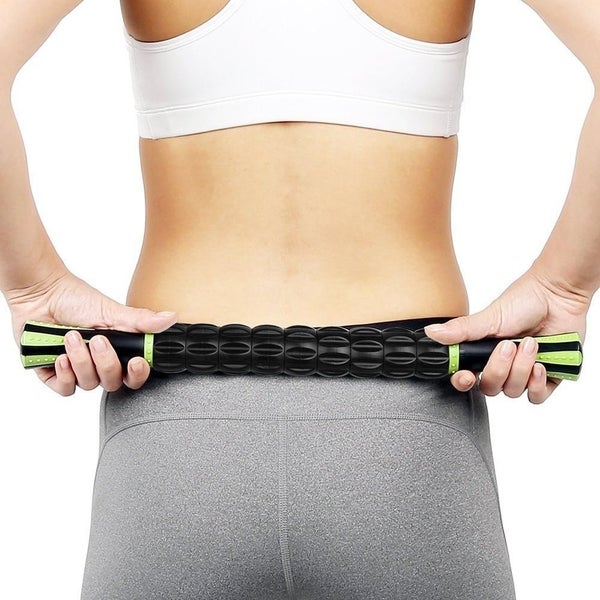 Muscle Roller Stick Roll Massage Tool For Sore Tight Muscles Cramps Blue Carousel 2
