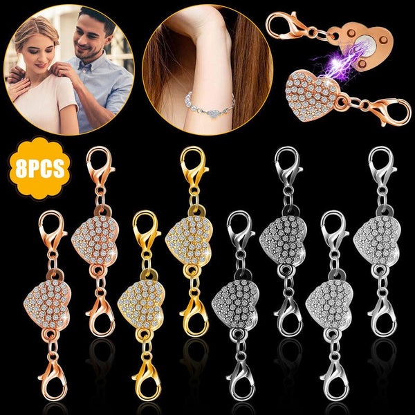 8 x Magnetic Jewellery Necklace Clasps Hooks i1845CF0 Carousel 2