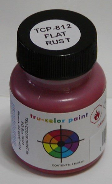 Tru-Color Paint TCP-812 FLAT BRUSHABLE RUST Carousel 1