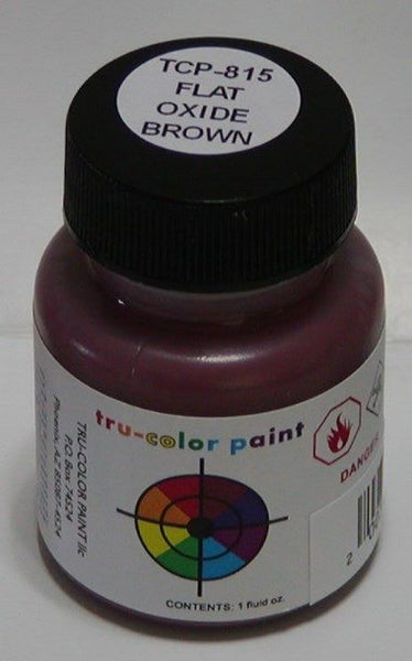 Tru-Color Paint TCP-815 FLAT BRUSHABLE OXIDE BROWN Carousel 1