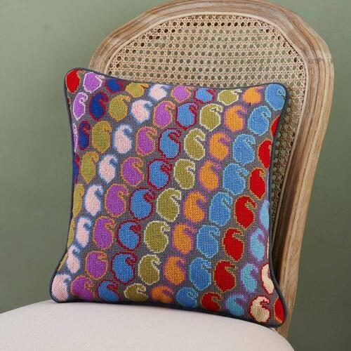Ehrman Tapestry Kit - Diagonal Paisley Carousel 1