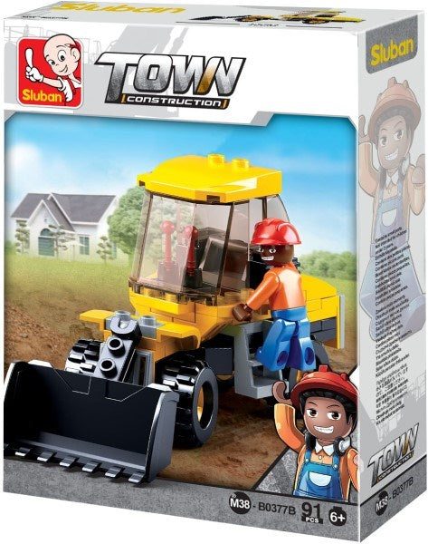 xSluban B0377B Town Construction: Small Wheel Loader (91pcs) Carousel 1