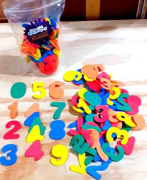 Foam Numbers -(EVA) 150 Pieces - LAST ONE - NO MORE ORDERED Carousel 1