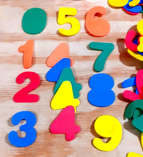 Foam Numbers -(EVA) 150 Pieces - LAST ONE - NO MORE ORDERED Carousel 2