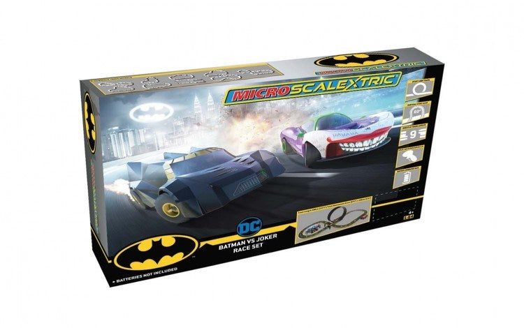 Scalextric G1155M Micro Set: Batman vs. Joker Carousel 1