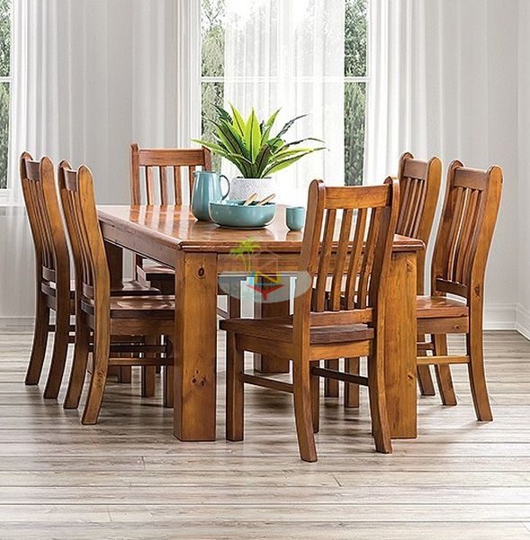 Felton# NZ Pine Chunky Dining Table | 1.8M| TR Carousel 2