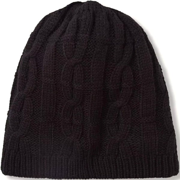 Sealskinz Blakeney Waterproof Cold Weather Cable Knit Beanie - Black - L/XL Carousel 2