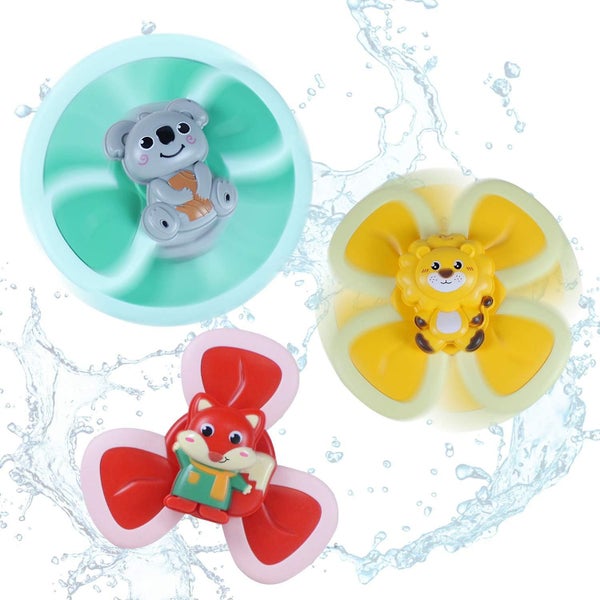 Suction Cup Spinner Toy For Toddlers - Baby Bath Toys Gifts For 1 2 3 4 Year Old Carousel 1