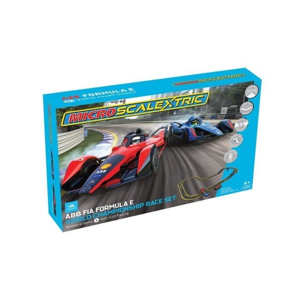 Scalextric G1179 Micro Set: ABB FIA Formula E - World Championship Race (Batt... Carousel 1