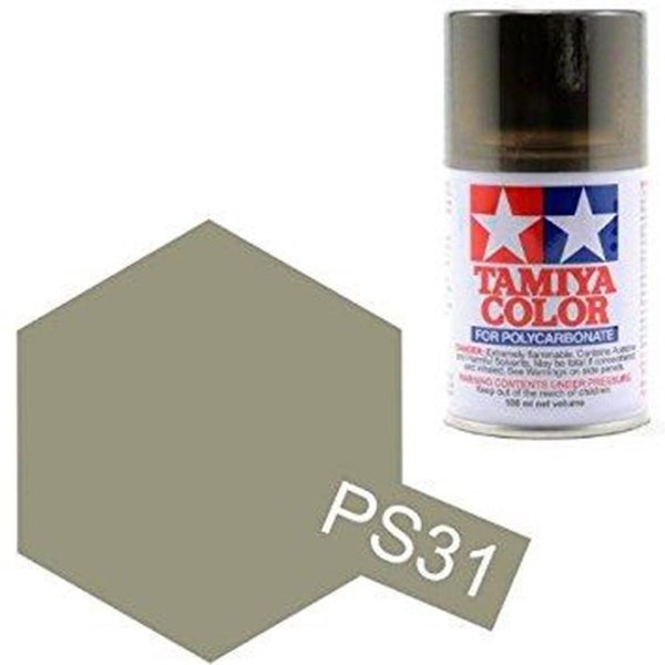 Tamiya 86031 PS-31 Smoke Polycarbonate Spray 100ml Carousel 1