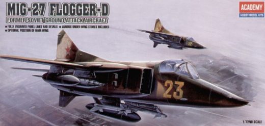ACADEMY 12455 1/72 M-27 FLOGGER-D PLASTIC MODEL KIT Carousel 1