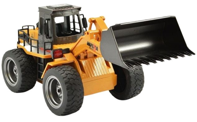 1/18 Scale RTR Multi-Function Remote Control RC Bulldozer with Metal Bucket W... Carousel 1