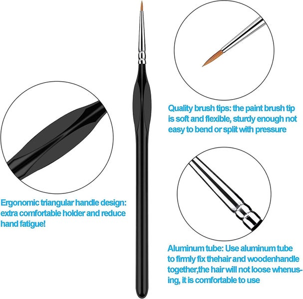 High-quality Fine Micro Brush Set For Acrylic, Watercolor, And Oil Painting64178601969665110