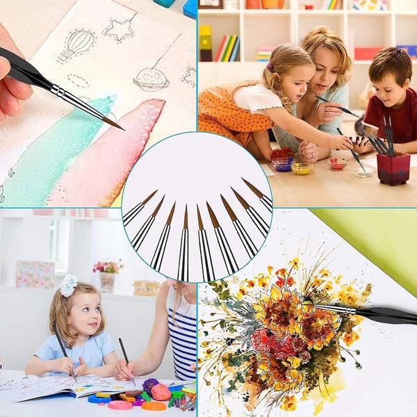 High-quality Fine Micro Brush Set For Acrylic, Watercolor, And Oil Painting64178601969665114