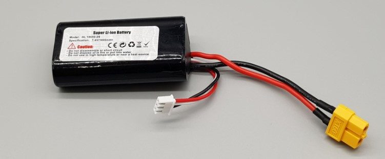 Heng Long 1800MAH 7.4V Li-Ion Battery withXT60 style plug. Carousel 1