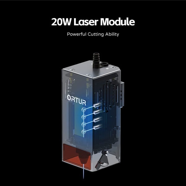 Ortur Laser Master 3 20W Laser Engraver and Cutter Machine with Ortur Air Pump Carousel 2