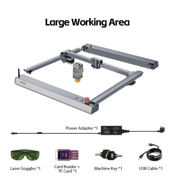 Ortur Laser Master 3 20W Laser Engraver and Cutter Machine with Ortur Air Pump Carousel 18
