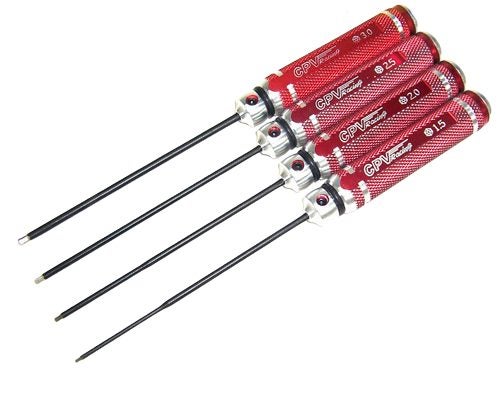 RC Tools Red Hexagon Wrench Set CPV Racing Carousel 1