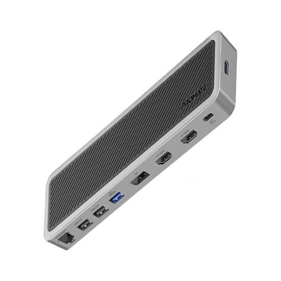 PROMATE 12-in-1 Multi-Port Hub. Includes 4x USB-A & 1x USB-C PD Port, 2x HDMI Po Carousel 1