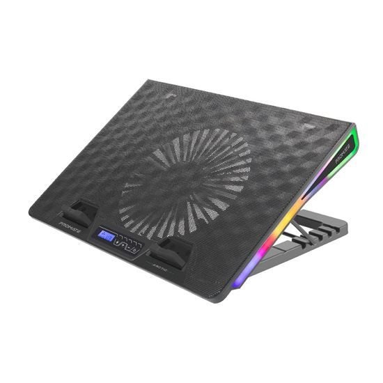 VERTUX Gaming Portable Height Adjustable RGB LED Cooling Pad with Fan Speed Cont Carousel 1
