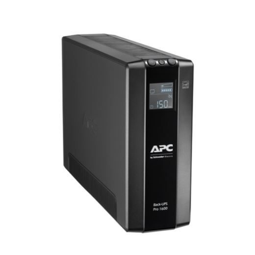 APC Back-UPS PRO Line Interactive 1600VA (960W) with AVR, 230V Input/Output. 8x Carousel 2